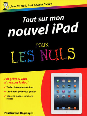 cover image of Tout sur mon Nouvel iPad Pour les Nuls